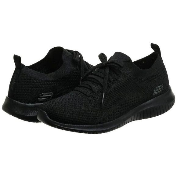 BRAND NEW women skechers ultra flex light weight black shoes size US 10 - Picture 3 of 8